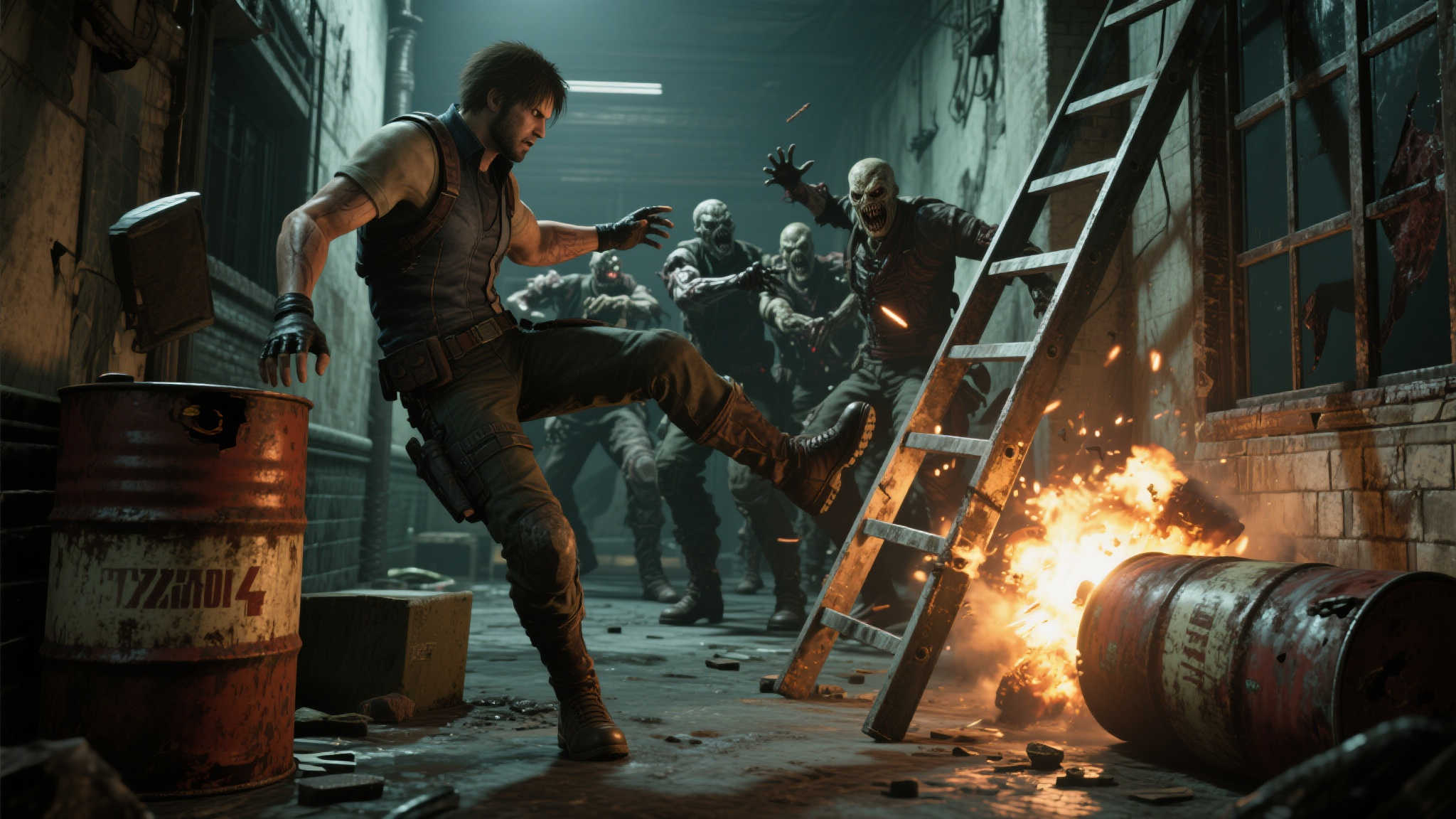 《生化4》的另一个划时代贡献是它对环境互