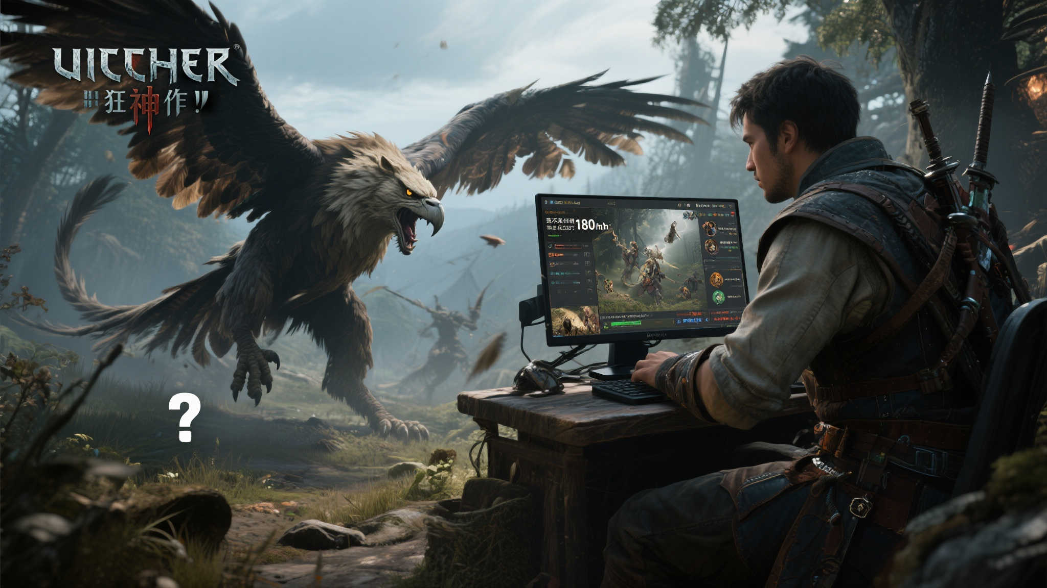 以《巫师3 狂猎》为例，我的一位朋友小李