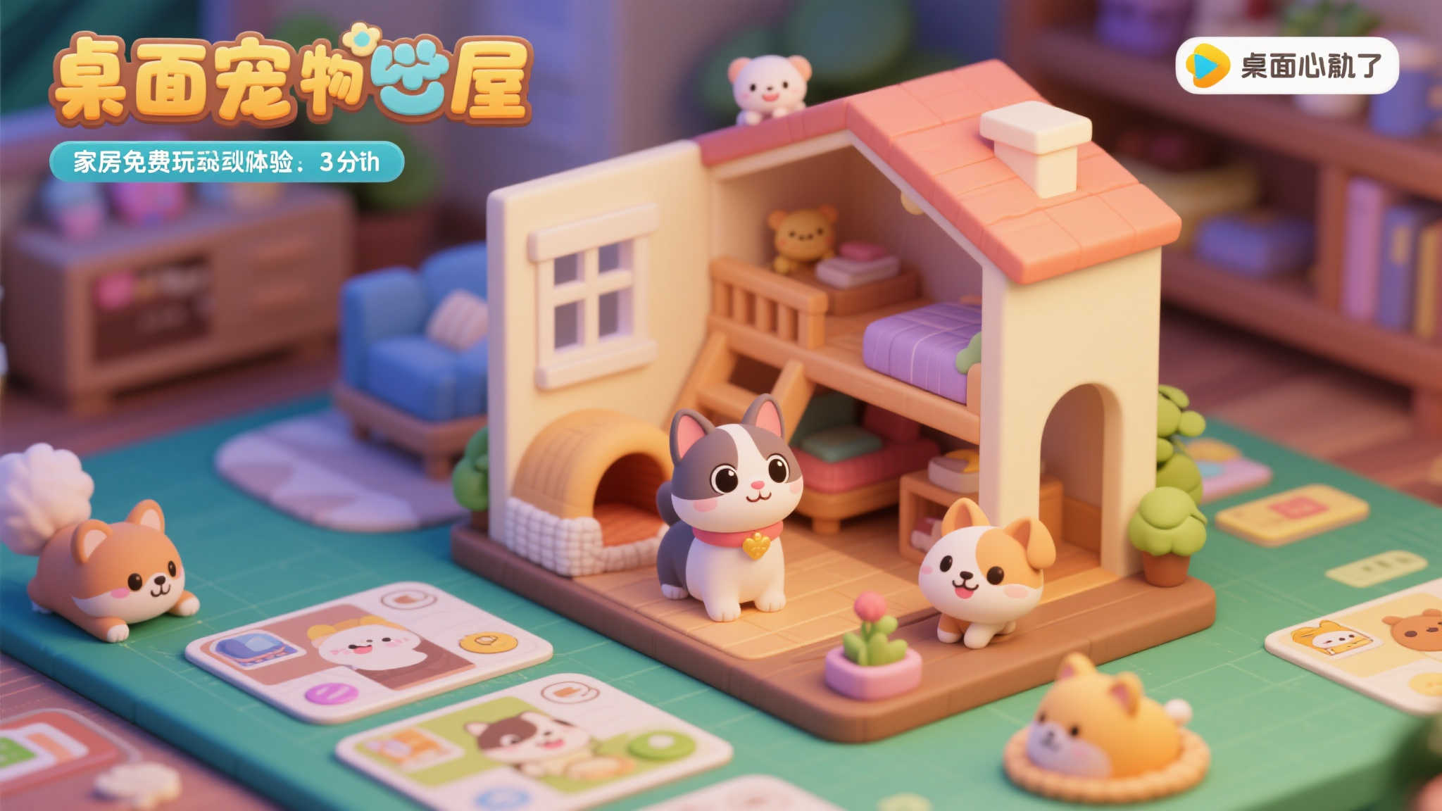 如果你已经心动了，不妨立刻下载《桌宠屋》